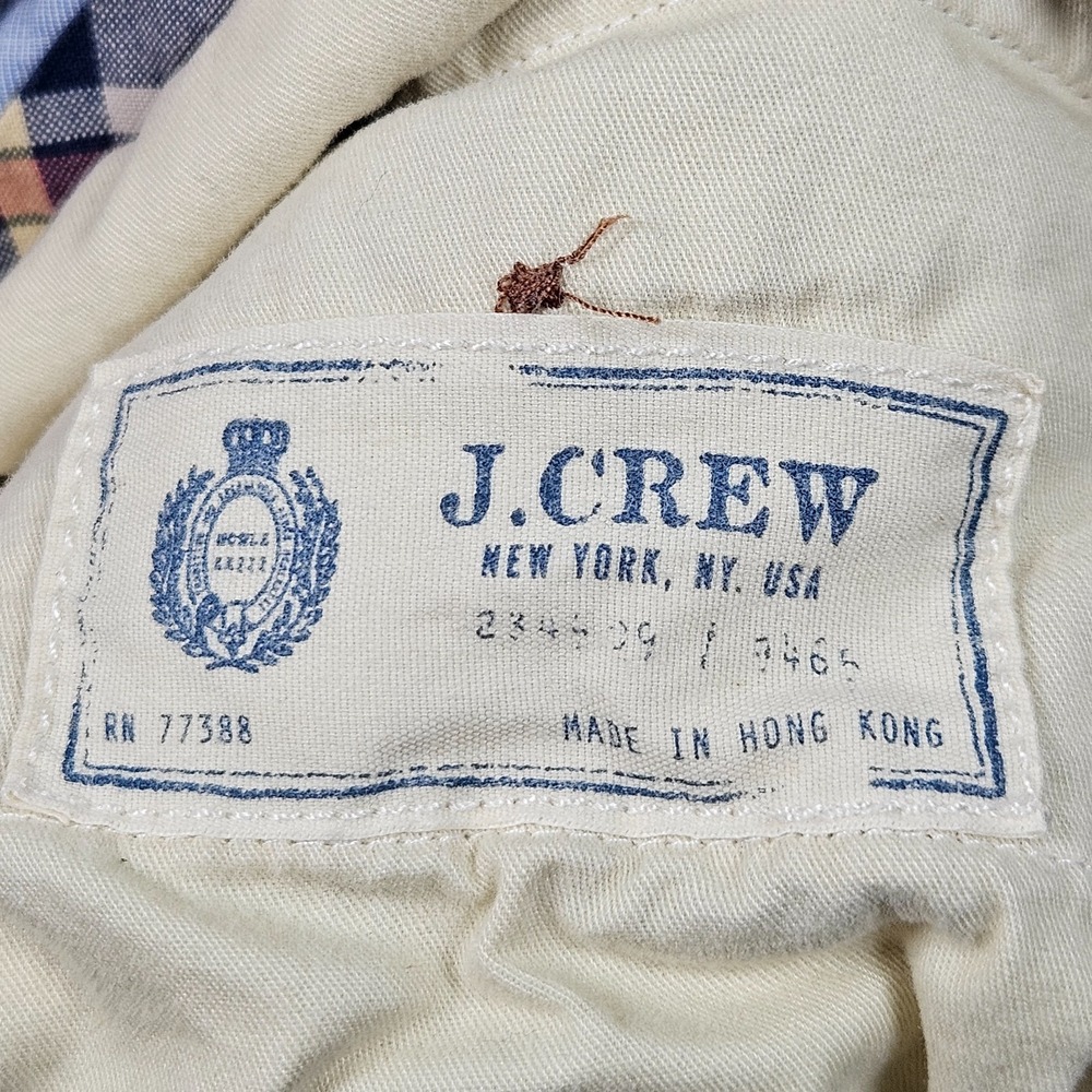 Vintage J. Crew Pants Mens 36x34 Tan Pinwale Corduroy Classic Slim Fit Chino Y2K - Picture 7 of 12